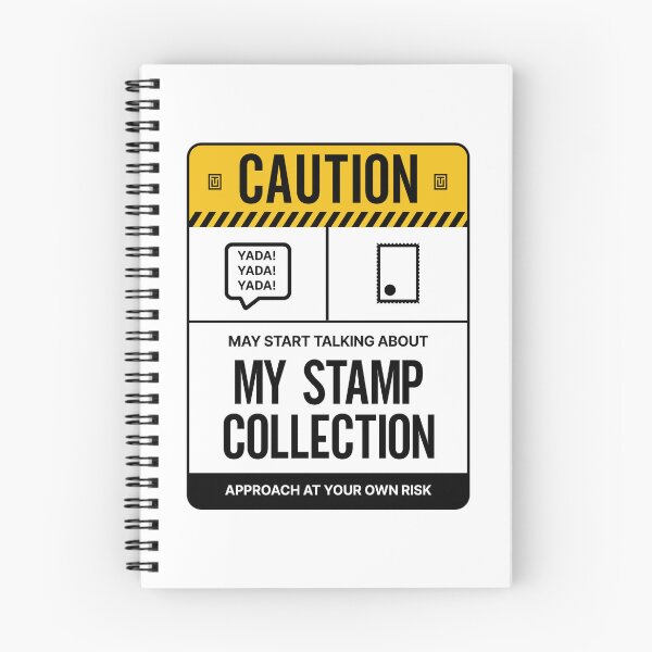 Item preview, Caution May Start Talking About Stamp Collection designed and sold by Uppercase Tees.