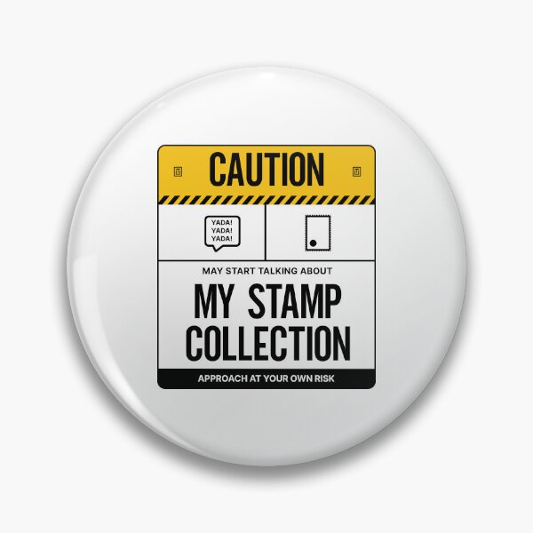 Item preview, Caution May Start Talking About Stamp Collection designed and sold by Uppercase Tees.