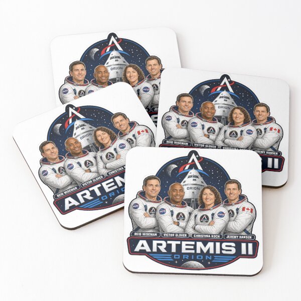 Item preview, Artemis II Orion Crew Mission Sticker designed and sold by ArtDesignUSA.