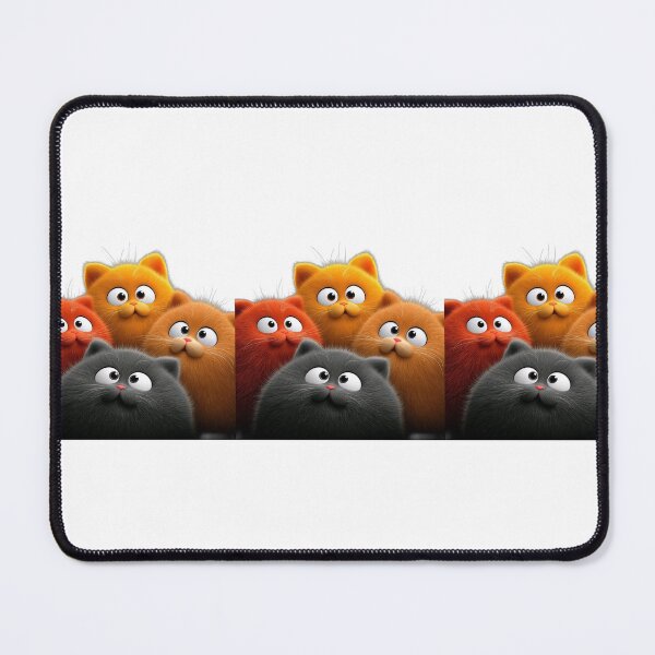 Item preview, Cute Fluffy Kawaii Cats Family - Colorful Kitten Squad designed and sold by NKZMAYNI.