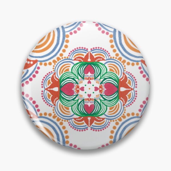 Item preview, Circus | Colorful | Pattern | Hearts | Red | Floral | Folk Art | India | designed and sold by geetasadashivan.