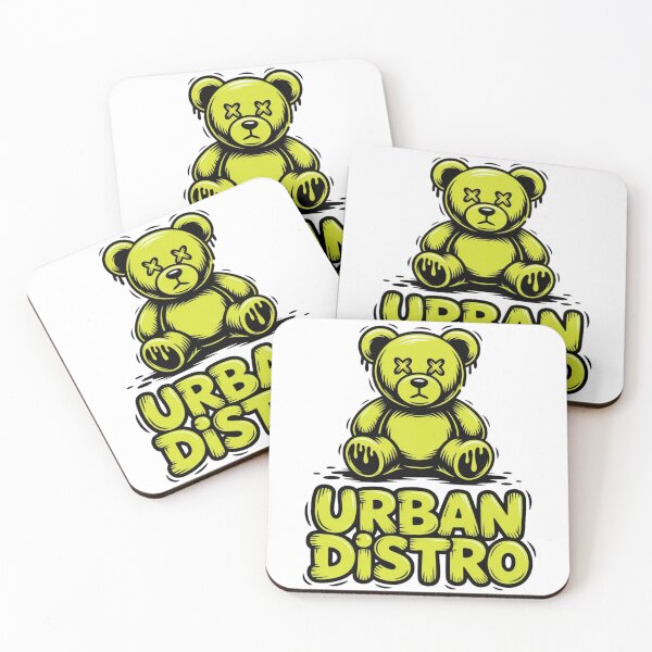 Item preview, Urban Distro Bear Shirt – Neon Drip Teddy Streetwear Graphic Edgy Aesthetic Tee designed and sold by JadmeStudio.