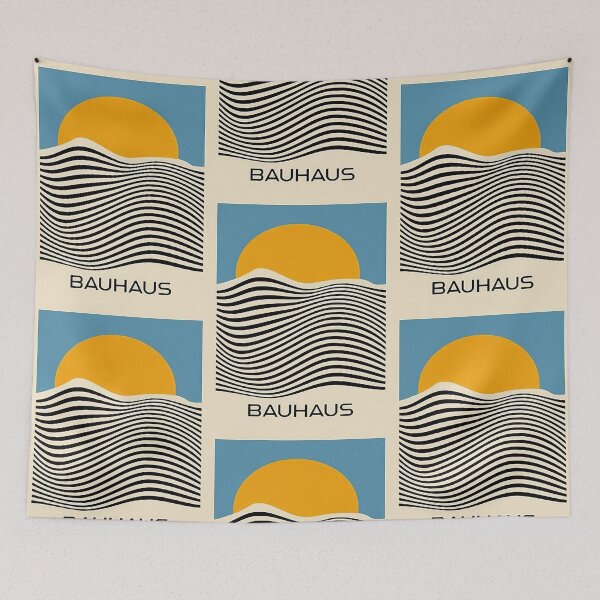 Aperçu de l'œuvre Bold Bauhaus Geometry – Modern Minimalist Art créée et vendue par Bondira-Spono.