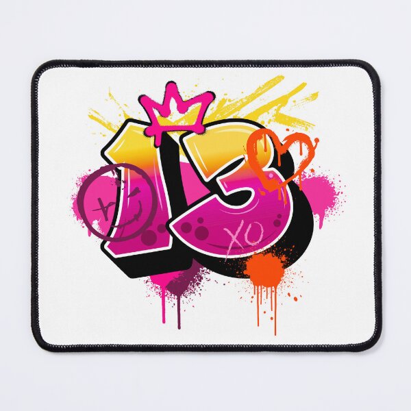 Item preview, Graffiti number 13 designed and sold by RinaGArt.