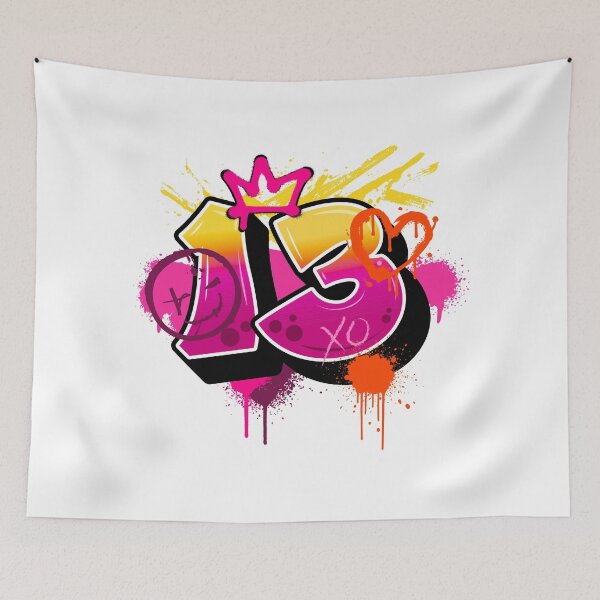 Item preview, Graffiti number 13 designed and sold by RinaGArt.