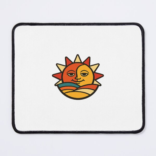 Item preview, 70s Retro Thick Line Sun designed and sold by Le Grand Requin.