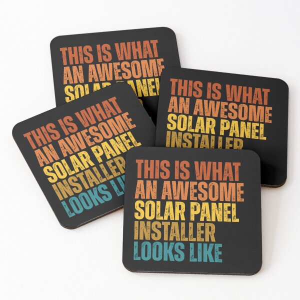Item preview, This Is What An Awesome Solar Panel Installer Looks Like Retro Career designed and sold by Dondonmart.
