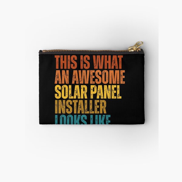 Item preview, This Is What An Awesome Solar Panel Installer Looks Like Retro Career designed and sold by Dondonmart.