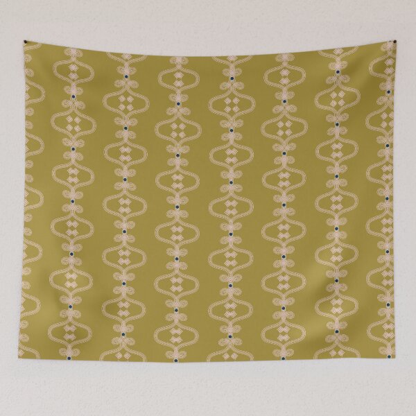 Item preview, Retro Olive Green and Pink Wallpaper designed and sold by jehb.creative.