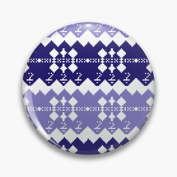 Item preview, Geometric Indigo Tribal Textile Pixel Art. designed and sold by วารัต555111.