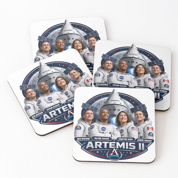 Item preview, Artemis II Orion Crew Mission Sticker designed and sold by ArtDesignUSA.