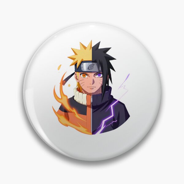 Item preview,  kyubi vs Ninja Rivalry Split Face Art designed and sold by sidki-SDK.