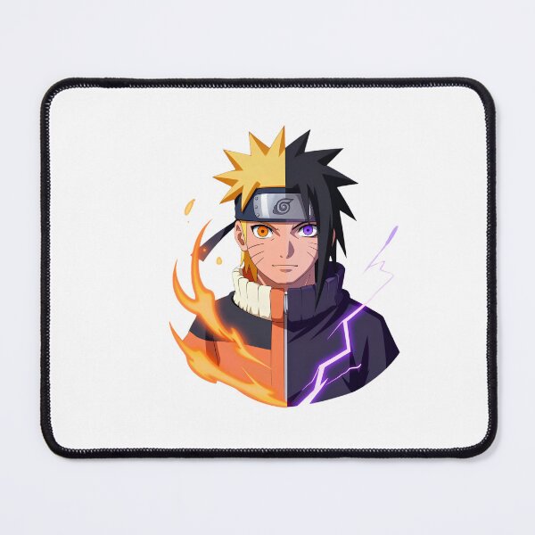 Item preview,  kyubi vs Ninja Rivalry Split Face Art designed and sold by sidki-SDK.