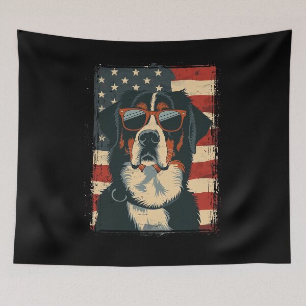 Item preview, Funny Greater Swiss Mountain 4th July USA Flag America Mom Dad Kids designed and sold by rafaeltto.