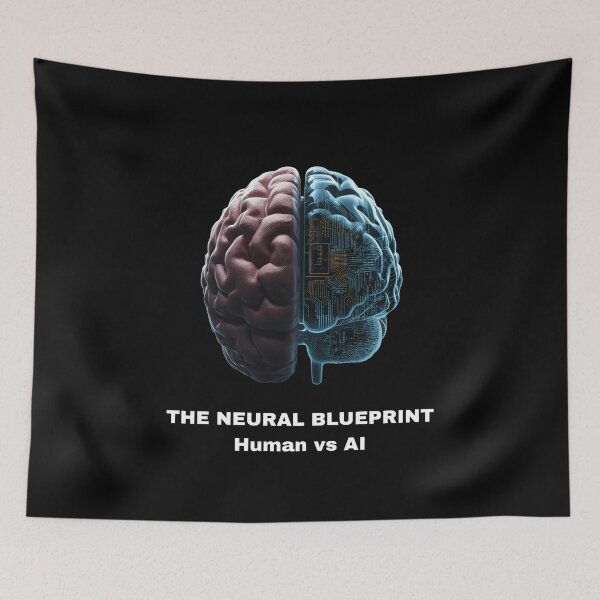 Item preview, The Neural Blueprint: Human vs AI Logic designed and sold by Global-Command.