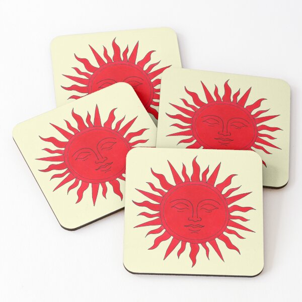 Item preview, The Sun That Sees –  Vintage Solar Engraving - Soft Vintage Yellow designed and sold by Piret Victoria Ribas.