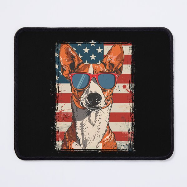 Item preview, Funny Ibizan Hound 4th July USA Flag America Mom Dad Kids designed and sold by rafaeltto.