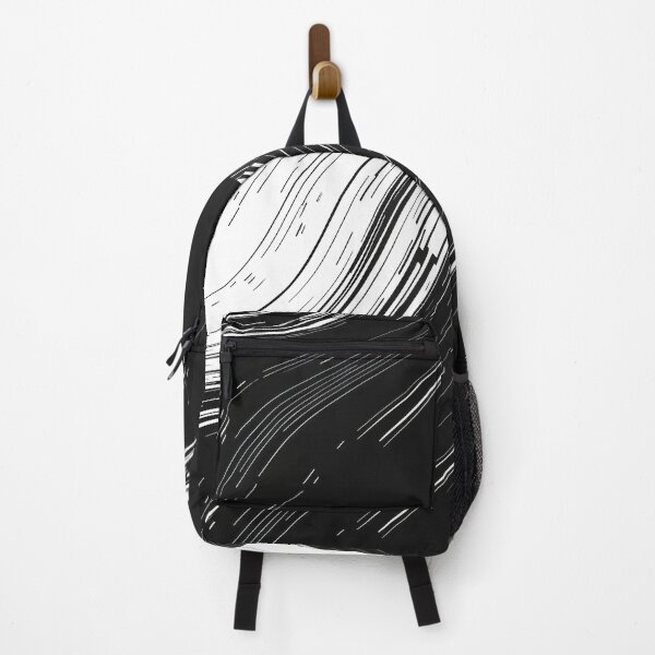 Item preview, Black And White Abstract With Rhythmic Flowing Lines designed and sold by DEC02.