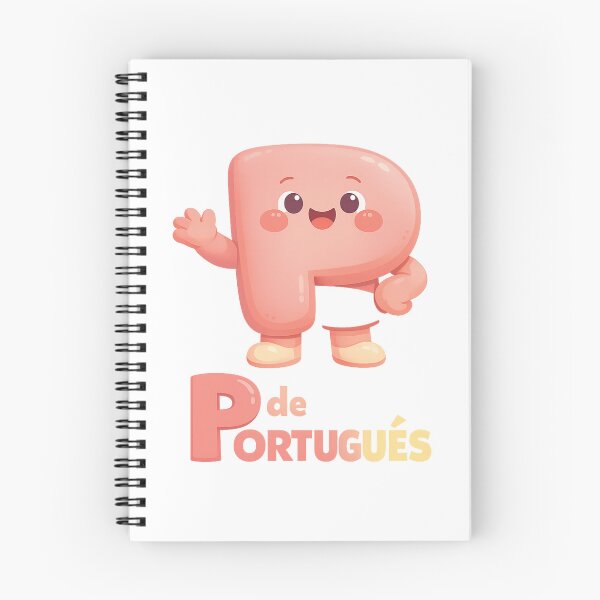 Artikelvorschau, P de Português – Niedliches Buchstabenmaskottchen entworfen und verkauft von LuveraxArt.