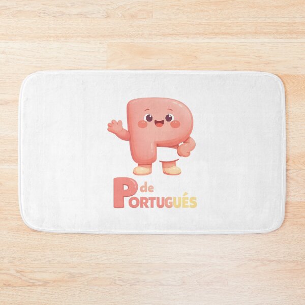 Item preview, P de Português – Cute Letter Mascot designed and sold by LuveraxArt.