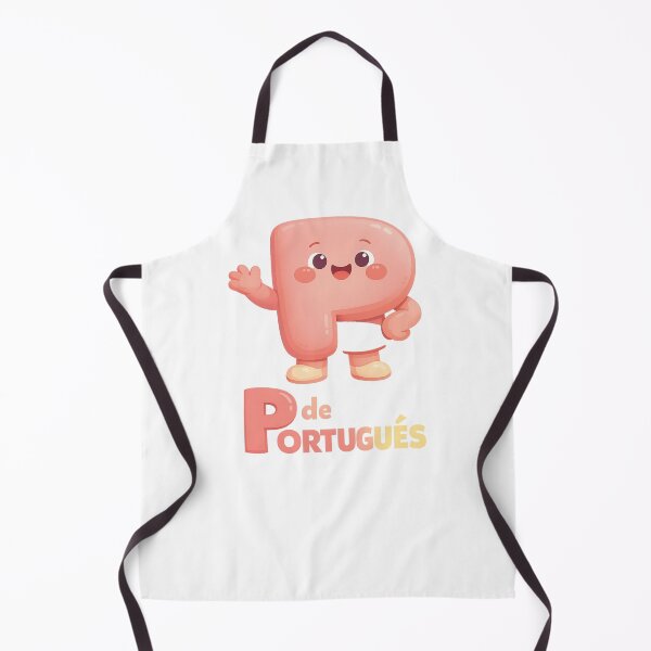 Item preview, P de Português – Cute Letter Mascot designed and sold by LuveraxArt.
