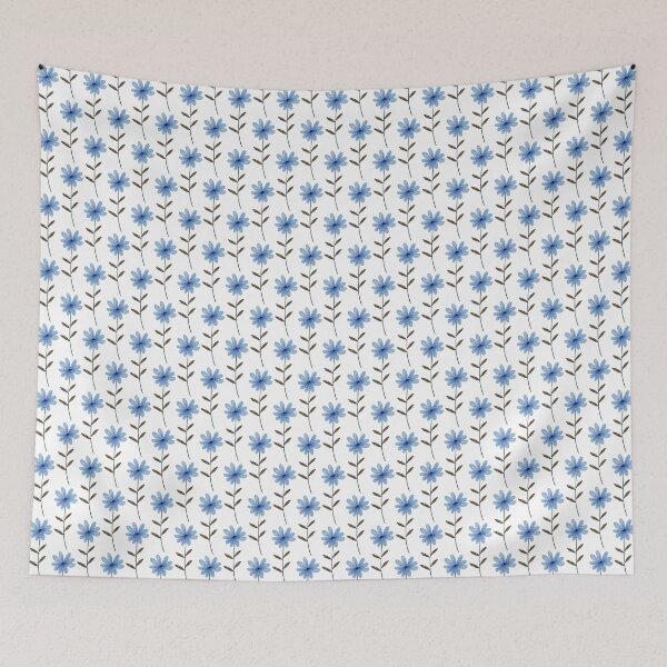 Item preview, Blue watercolor flower designed and sold by LillieLane.