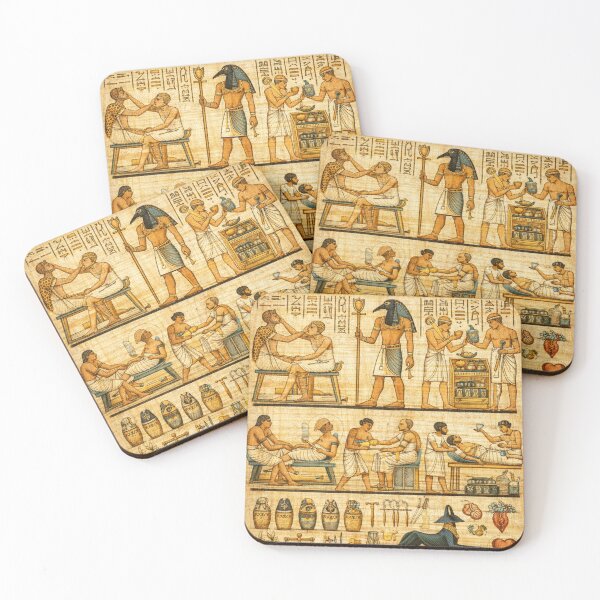 Item preview, Ancient Egyptian Papyrus Art | Vintage Egypt Life Illustration Design designed and sold by Queen Cleopatra.