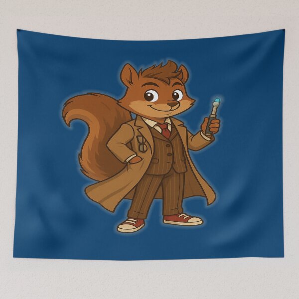 Item preview, Dr Squirrel - The Eleventh Regeneration designed and sold by SecretSquirrellDesigns.