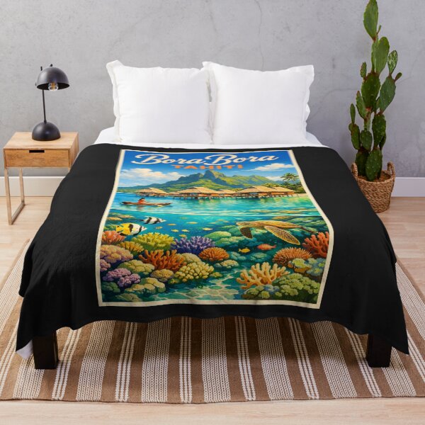 Item preview, Bora Bora Tahiti! Vintage Retro Design designed and sold by VintageImageInc.
