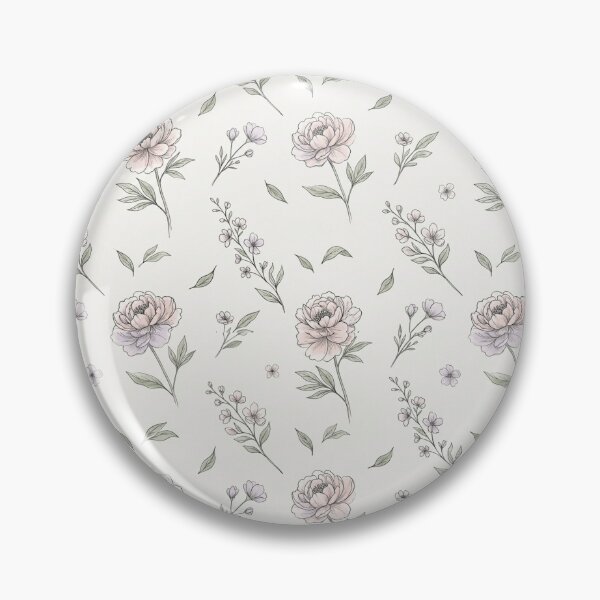 Item preview, Minimal Botanical Line Art Watercolor Floral Seamless Pattern designed and sold by Inkworksbyshery.