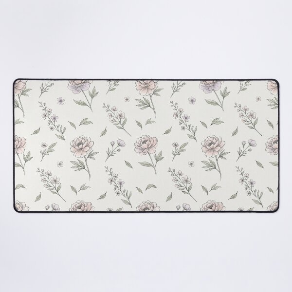 Item preview, Minimal Botanical Line Art Watercolor Floral Seamless Pattern designed and sold by Inkworksbyshery.