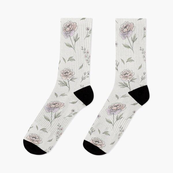 Item preview, Minimal Botanical Line Art Watercolor Floral Seamless Pattern designed and sold by Inkworksbyshery.