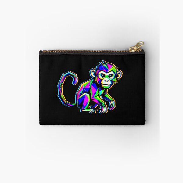 Item preview, Curious Little Monkey – Glitch Style T-Shirt for Kids and Teens designed and sold by bsbd-action.