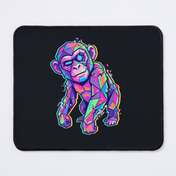 Item preview, Futuristic Cyborg Monkey – Cyberpunk Art for Gamer Decoration designed and sold by bsbd-action.