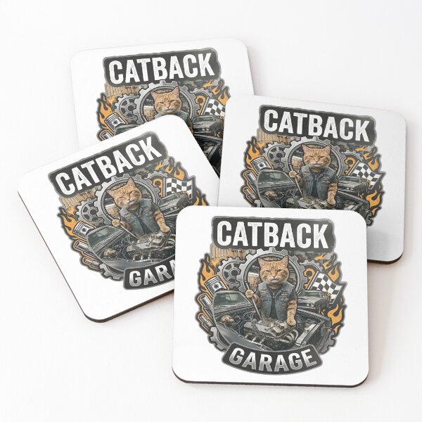 Item preview, Funny Exhaust Specialist Cat - Catback Garage Gear designed and sold by abdosArts1.
