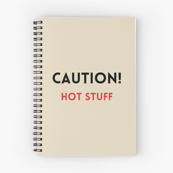 Item preview, Caution Hot Stuff Cooking & Baking Kitchen Stickers Prints Posters Wall Art Magnet Home Coffee Cup Decoration TShirt Stationary Notebook Magnet Hat Kitchen Work School Office Redbubble Shop designed and sold by Saritas Boutique Shop.