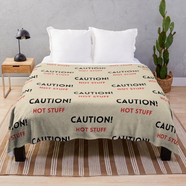 Item preview, Caution Hot Stuff Cooking & Baking Kitchen Stickers Prints Posters Wall Art Magnet Home Coffee Cup Decoration TShirt Stationary Notebook Magnet Hat Kitchen Work School Office Redbubble Shop designed and sold by Saritas Boutique Shop.