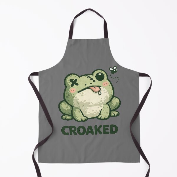 Item preview, Croaked — Cute Zombie Frog designed and sold by DreamMachine69.