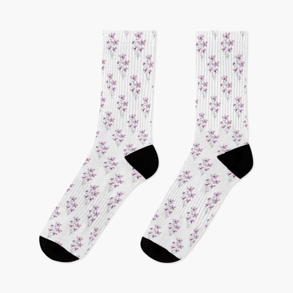 Item preview, Purple watercolor flowers designed and sold by LillieLane.
