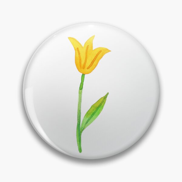 Item preview, Yellow watercolor flower designed and sold by LillieLane.
