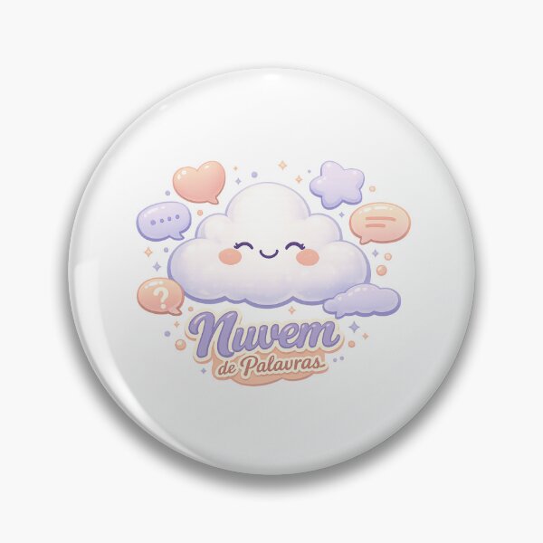 Item preview, Nuvem de Palavras – Cute Cloud Mascot designed and sold by LuveraxArt.