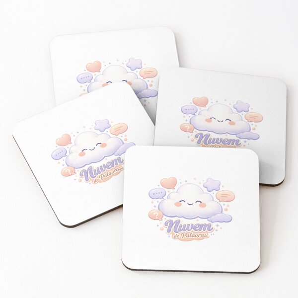 Item preview, Nuvem de Palavras – Cute Cloud Mascot designed and sold by LuveraxArt.