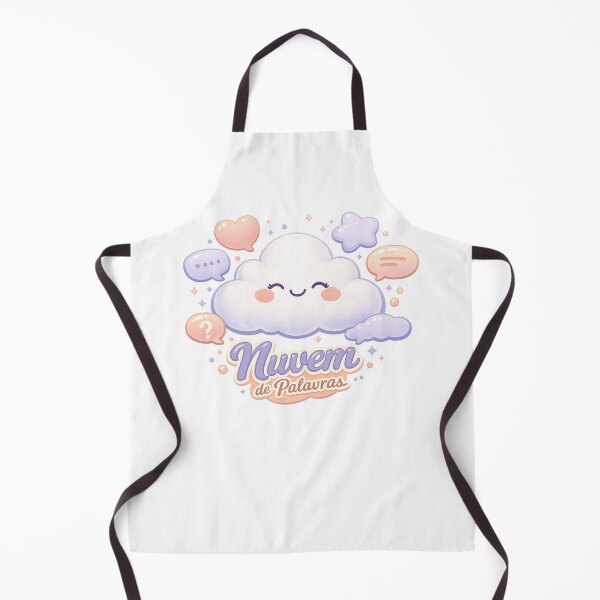 Item preview, Nuvem de Palavras – Cute Cloud Mascot designed and sold by LuveraxArt.