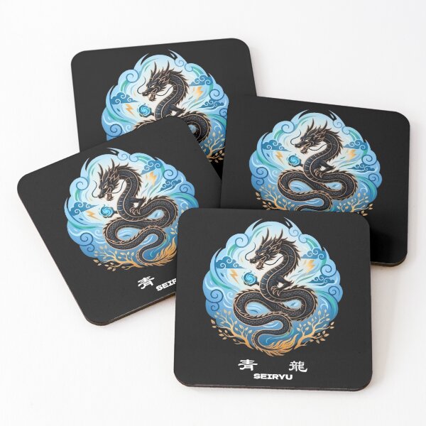 Item preview, Seiryu The Azure Dragon of the East - Japanese Mythology designed and sold by Spirits Dark Japan.
