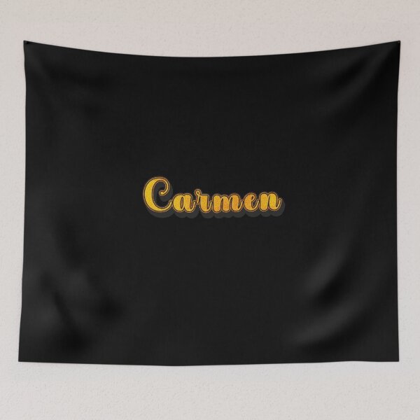 Item preview, Carmen Personalized Name - Cool & Cute Custom Gift for Women and Girls designed and sold by Oussinc.