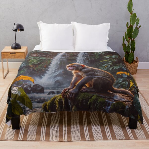 Item preview, Jungle Monkey Wall Art designed and sold by BeautifulVirtues.