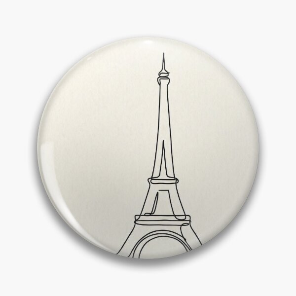 Item preview, Minimal Eiffel Tower Continuous Line Skyline designed and sold by PixorStudio.