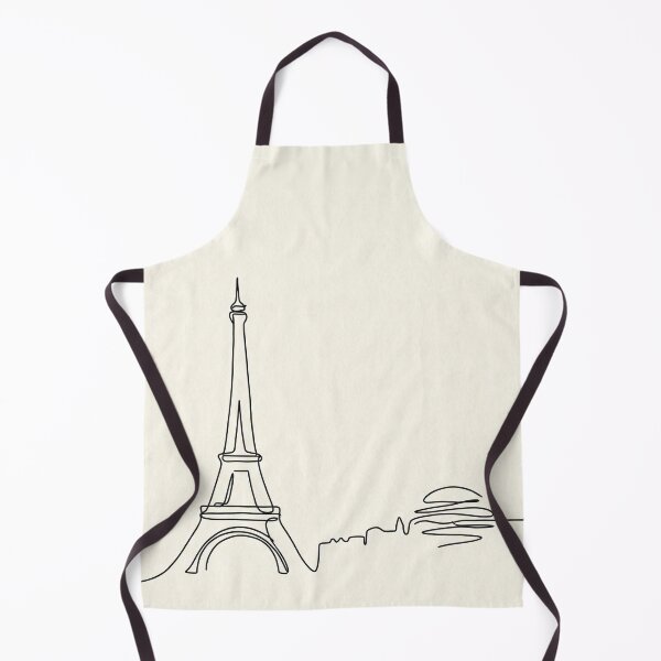 Item preview, Minimal Eiffel Tower Continuous Line Skyline designed and sold by PixorStudio.