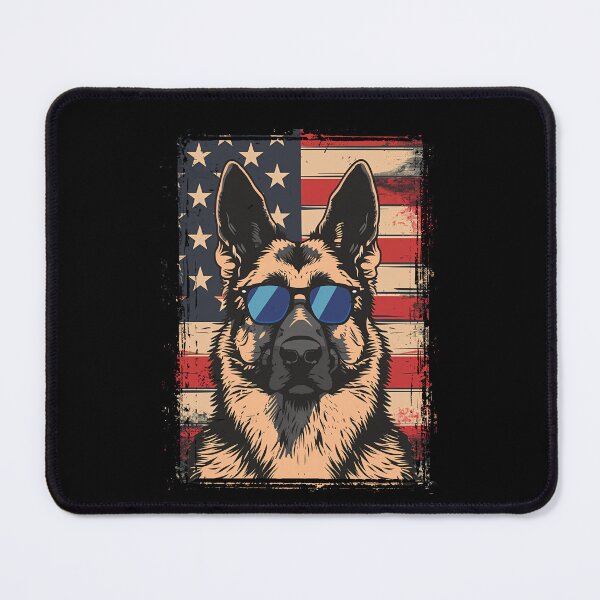 Item preview, Funny King Shepherd 4th July USA Flag America Mom Dad Kids designed and sold by rafaeltto.