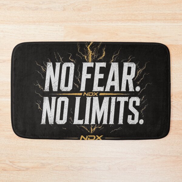 Item preview, No Fear No Limits – Fearless Mindset Bold Typography Graphic Design | NDX designed and sold by NDX9.